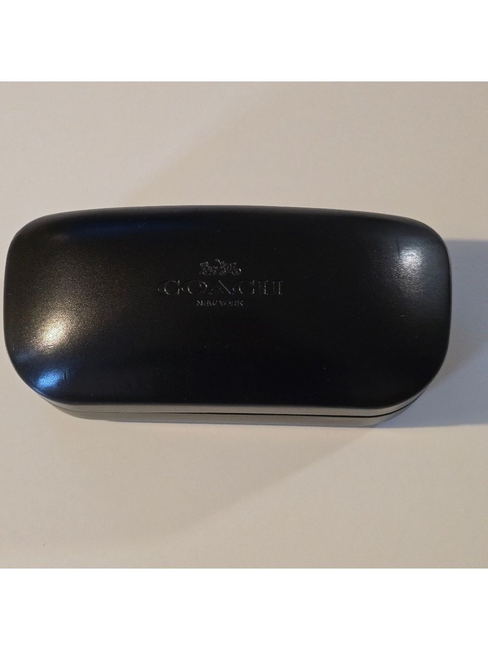 Coach glasses hard case color black